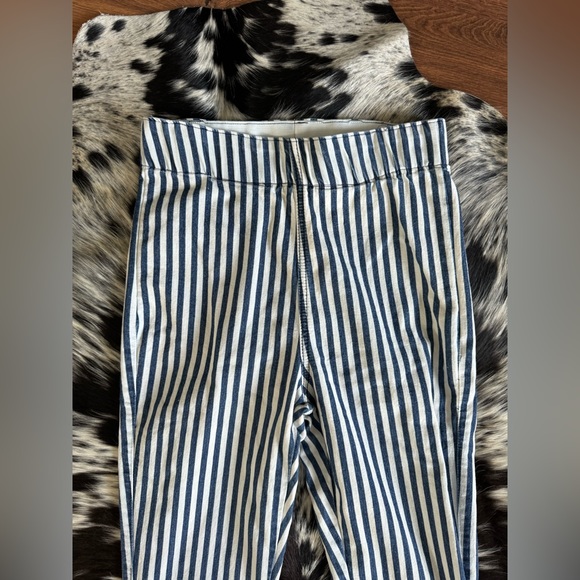 Striped Bell Bottom Jeans - Picture 4 of 5